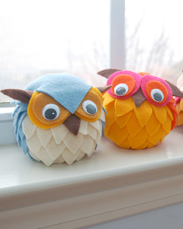 Craft Ideas  on Hoot  Felt Owls From Styrofoam Balls   Factory Direct Craft Blog