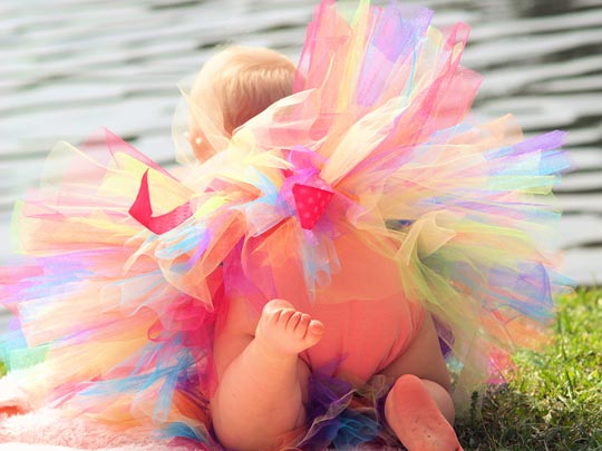 Make an adorable tulle tutu perfect for dressup costume 