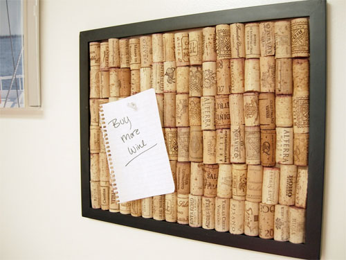 wine cork cork board Upcycled Wine Corks Cork Memory Board