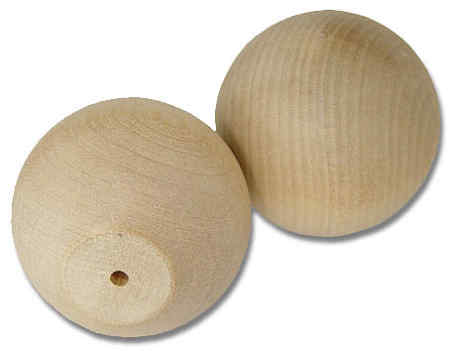  knob - Wooden Balls and Ball Knobs - Unfinished Wood - Craft Supplies