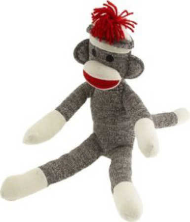 Large Original Rockford Red Heel Sock Monkey Socks - Doll ...