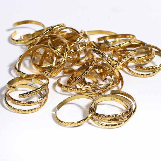 Gold Novelty Wedding Favor Rings