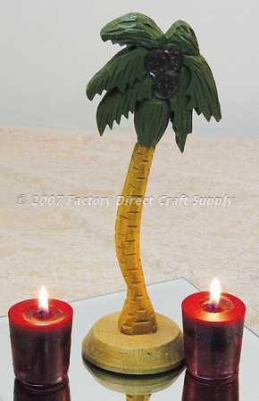 9 Carved Wooden Palm Tree Wedding Centerpieces Wedding Decorations 