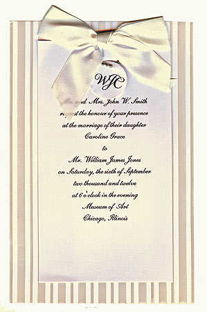 Simple Yet Elegant Wilton Wedding Invitation Kit 20 Sets