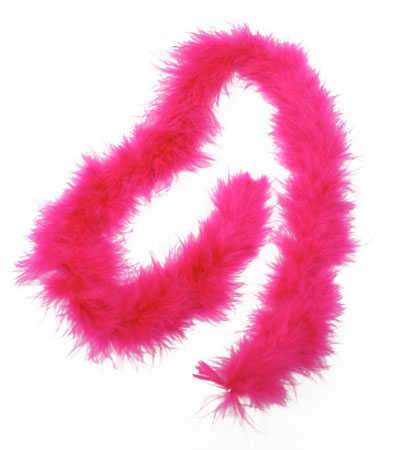 Shocking Pink Marabou Feather Boa Bachelorette Party Supplies Wedding 
