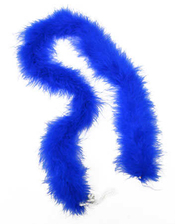 Royal Blue Marabou Feather Boa Bachelorette Party Supplies Wedding 