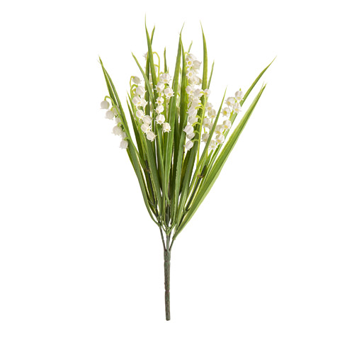 Lilyofthevalley Flowers on Artificial Silk Ivory Lily Of The Valley Flower Pick   Wedding Florals