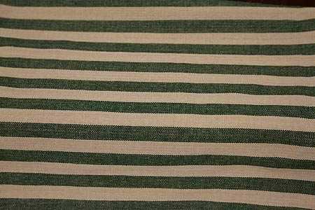 Hunter Green and Tea Dye Country Stripe Crafting Dish Towel Kitchen Towels