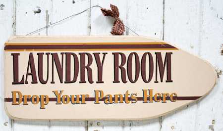 Primitive "Laundry Room" Wooden Sign  Home Decor