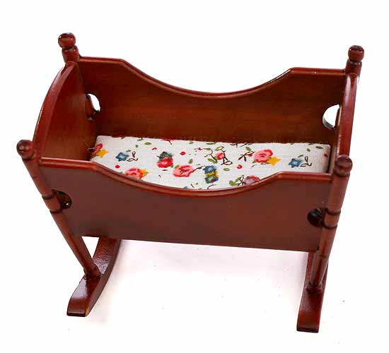 Wooden Baby Rocking Cradle