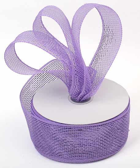 21 2 Lavender Metallic Decorative Mesh Ribbon 25 Yards Poly Mesh 