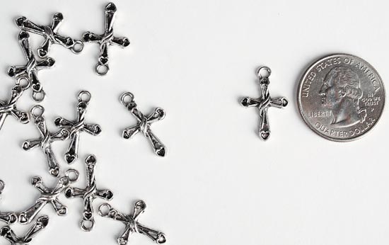 charms   small  Charms Jewelry  invitations  Charms Silver  Beading Making Jewelry for Cross  Metal  cross