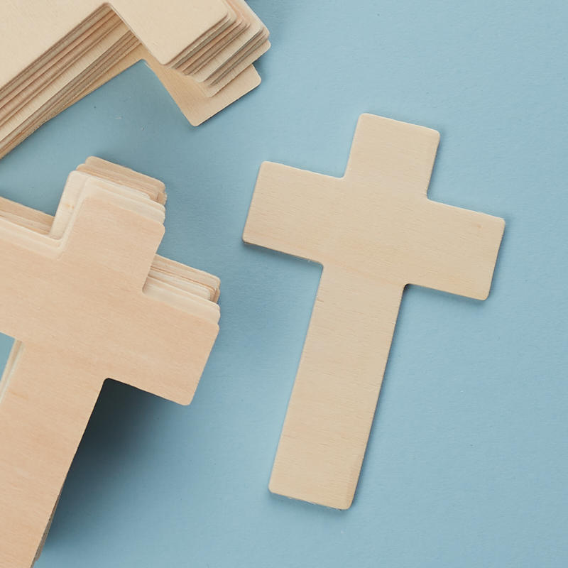 Unfinished Large Wooden Cross for Crafts
