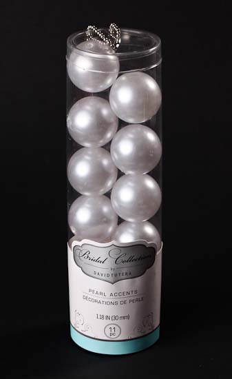 30mm Pearl Beads David Tutera Bridal Collection 11pcs Confetti and Table
