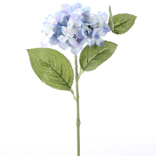 Blue Artificial Hydrangea Stem  Picks and Stems  Floral Supplies 
