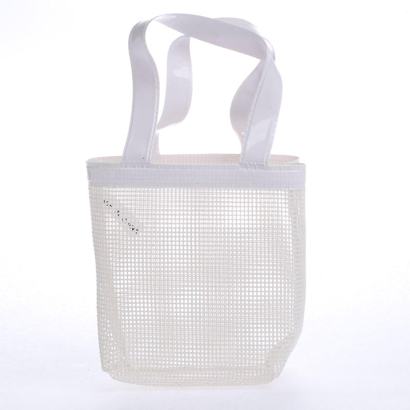 Small White Vinyl Mesh Bag Craft Supplies Sale Sales