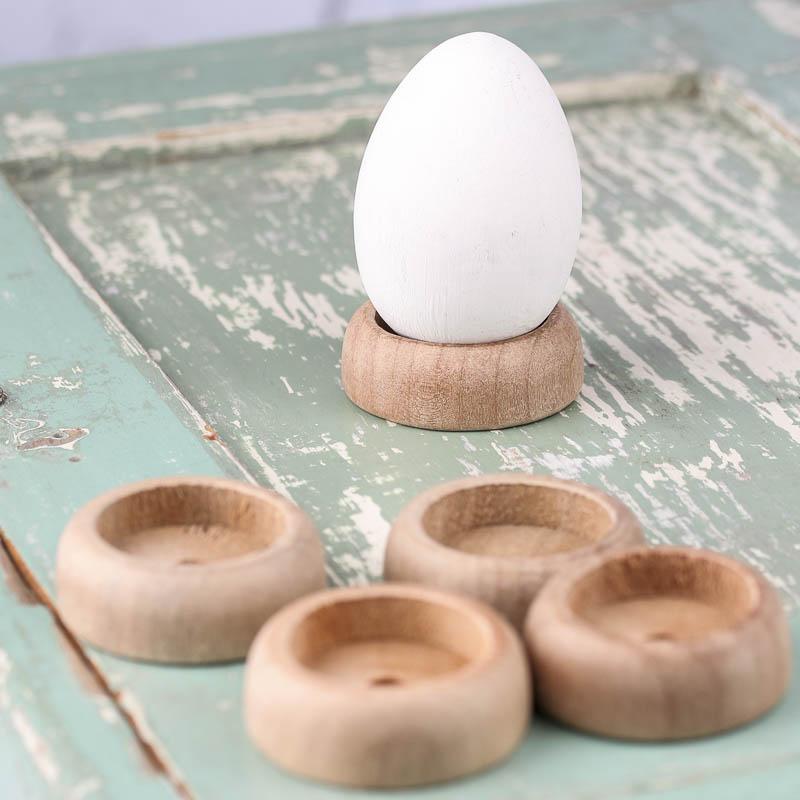 ... of 5 pieces 3/4 inch high 1 3/4 inches diameter Egg not included