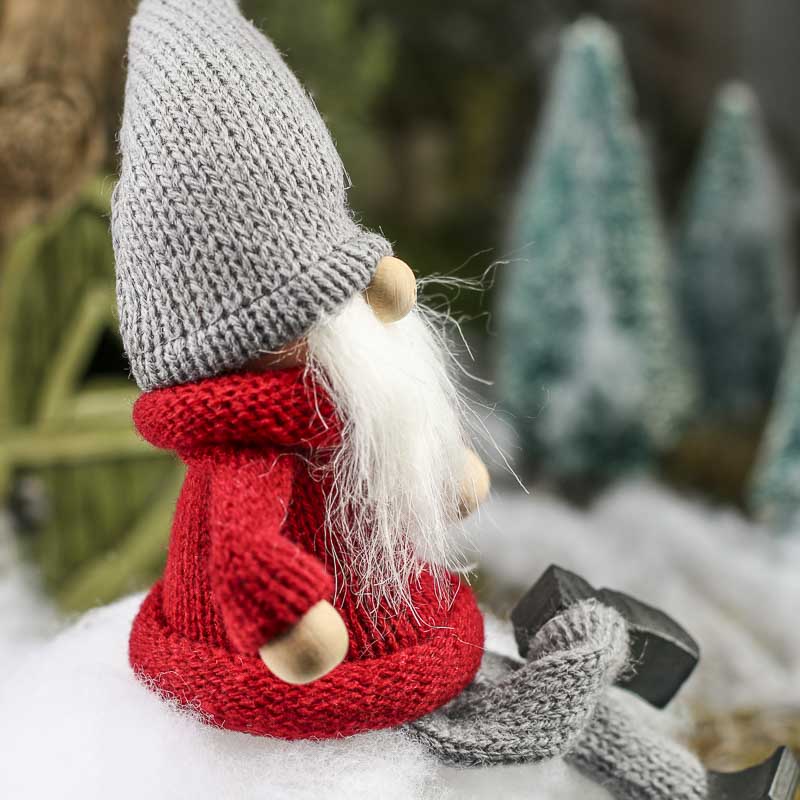 Christmas Tomte Gnome Shelf Sitter Fairy Garden
