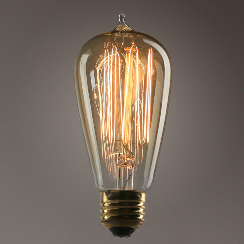 Vintage Edison Light Bulb - Lighting - Primitive Decor