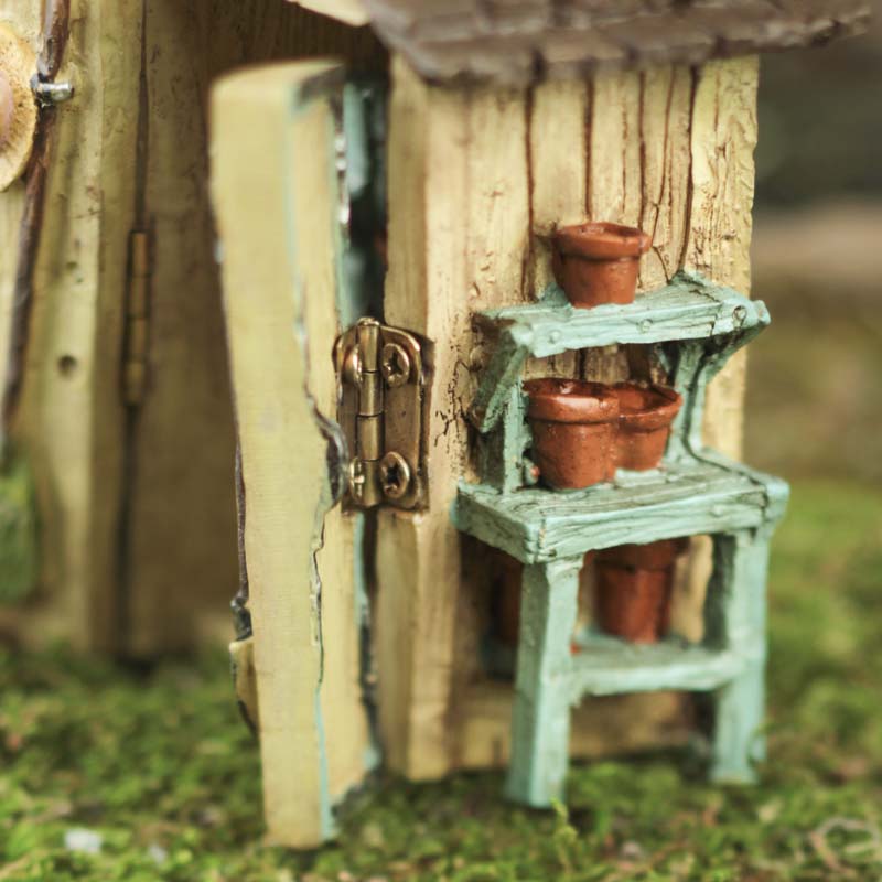 Miniature Garden Shed - Table and Shelf Sitters - Home Decor