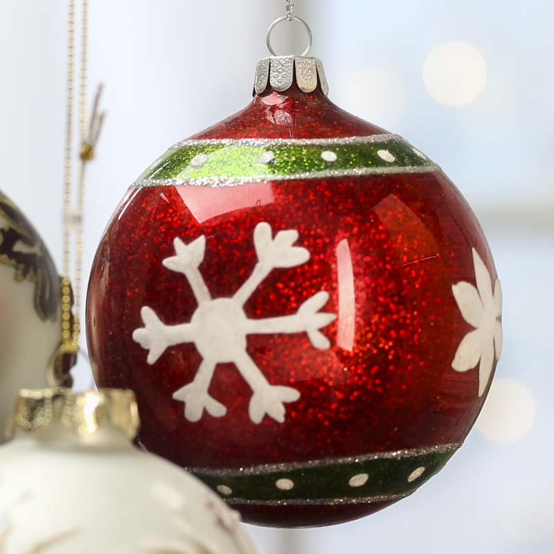Assorted Glass Ball Christmas Ornaments  Home Decor