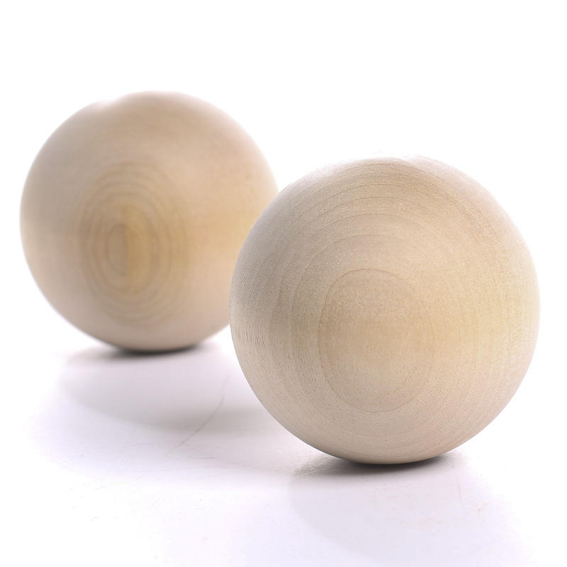  Balls - Wooden Balls and Ball Knobs - Unfinished Wood - Craft Supplies