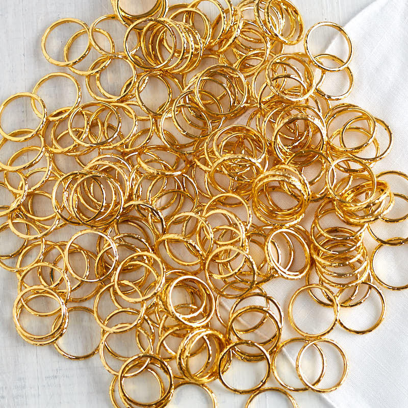 Plastic Gold Favor Rings - On Sale - Wedding Supplies - Party & Special