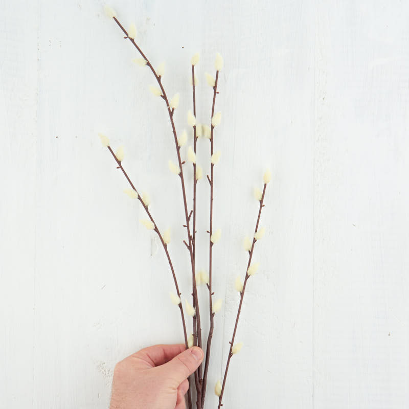 Artificial Pussy Willow Spray Picks And Stems Floral Supplies Craft Supplies