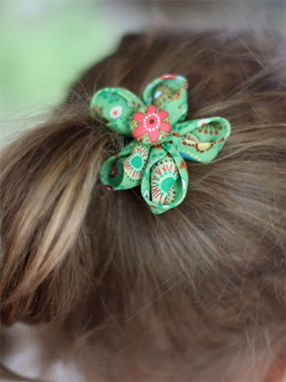 DIY Folded Fabric Flowers Hairbow Clips – Factory Direct Craft Blog