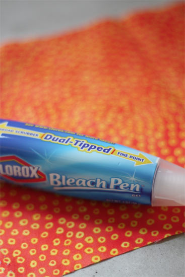 Bleach Pen Fabric