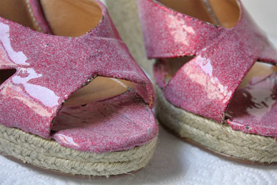 DIY Mod Podge Glitter Shoes – Factory 