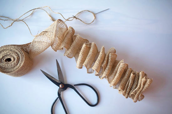 How to Make Your Own Burlap Garland - Noting Grace