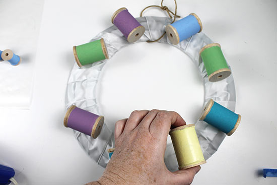 Sewing Spools Wreath Idea — Made Just For U