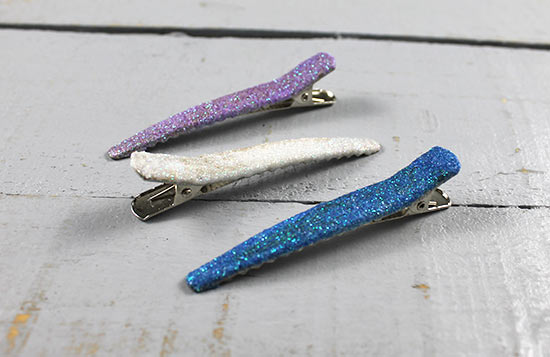 DIY Sparkly Glitter Hair Clips – Factory Direct Craft Blog