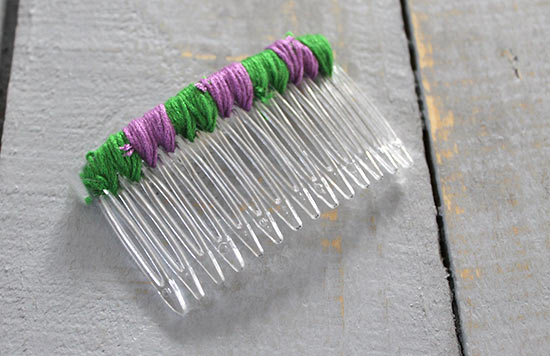 DIY Embroidery Thread Hair Combs – Factory Direct Craft Blog
