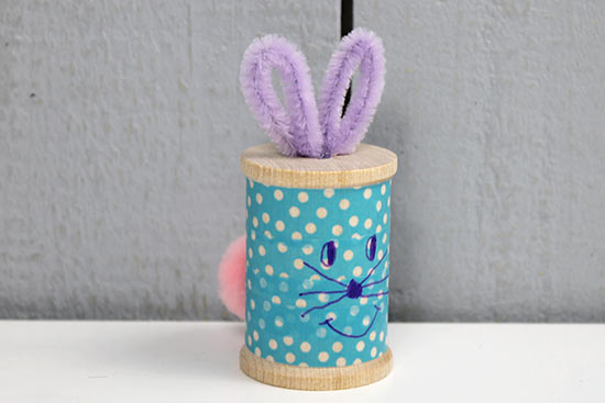 Easter Bunny Craft: Thread Spool Bunnies  Spool crafts, Spring easter  crafts, Bunny crafts