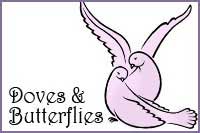 Doves - Butterflies - Wedding Birds