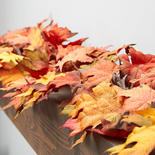 Glittered Artificial Maple Leaf Garland - Garlands - Floral Supplies ...