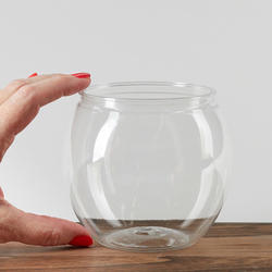 Clear Plastic Fish Bowl - Baskets, Buckets, & Boxes - Home Decor
