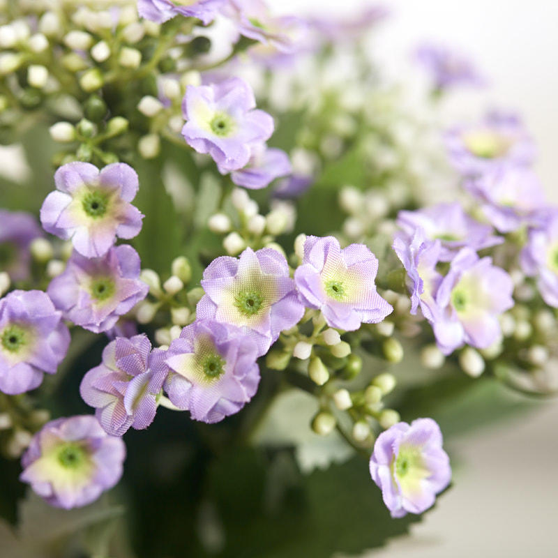 Purple and White Artificial Wild Flower Bush - Bushes + Bouquets ...