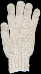 White Large Knit Gloves