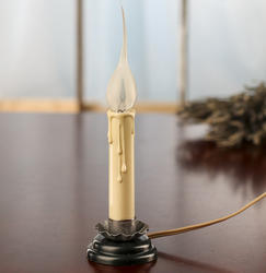 Primitive Flicker Bulb Electric Welcome Candle Lamp