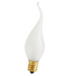 Frosted Glass Candelabra Light Bulb