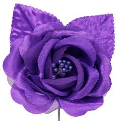 Purple Satin Rose Picks