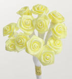 Lemon Yellow Ribbon Roses