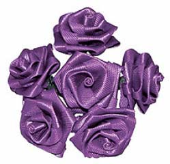 Purple Ribbon Roses