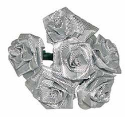 Silver Ribbon Roses