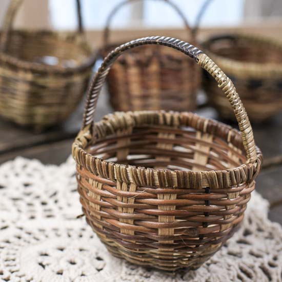 Miniature Woven Market Basket - Baskets - Floral Supplies ...