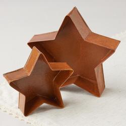 Primitive Rustic Tin Star Pans