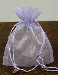 Lavender Sheer Organza Bags